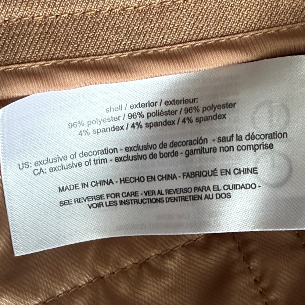 Sam Edelman Tan Embroidered High-Rise Beaded Embellished Shorts Women’s Size 6 - Picture 9 of 14